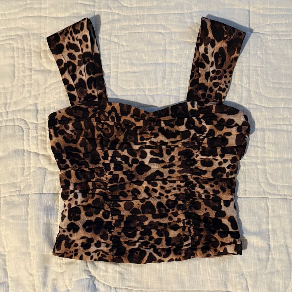 Express Leopard Print Top